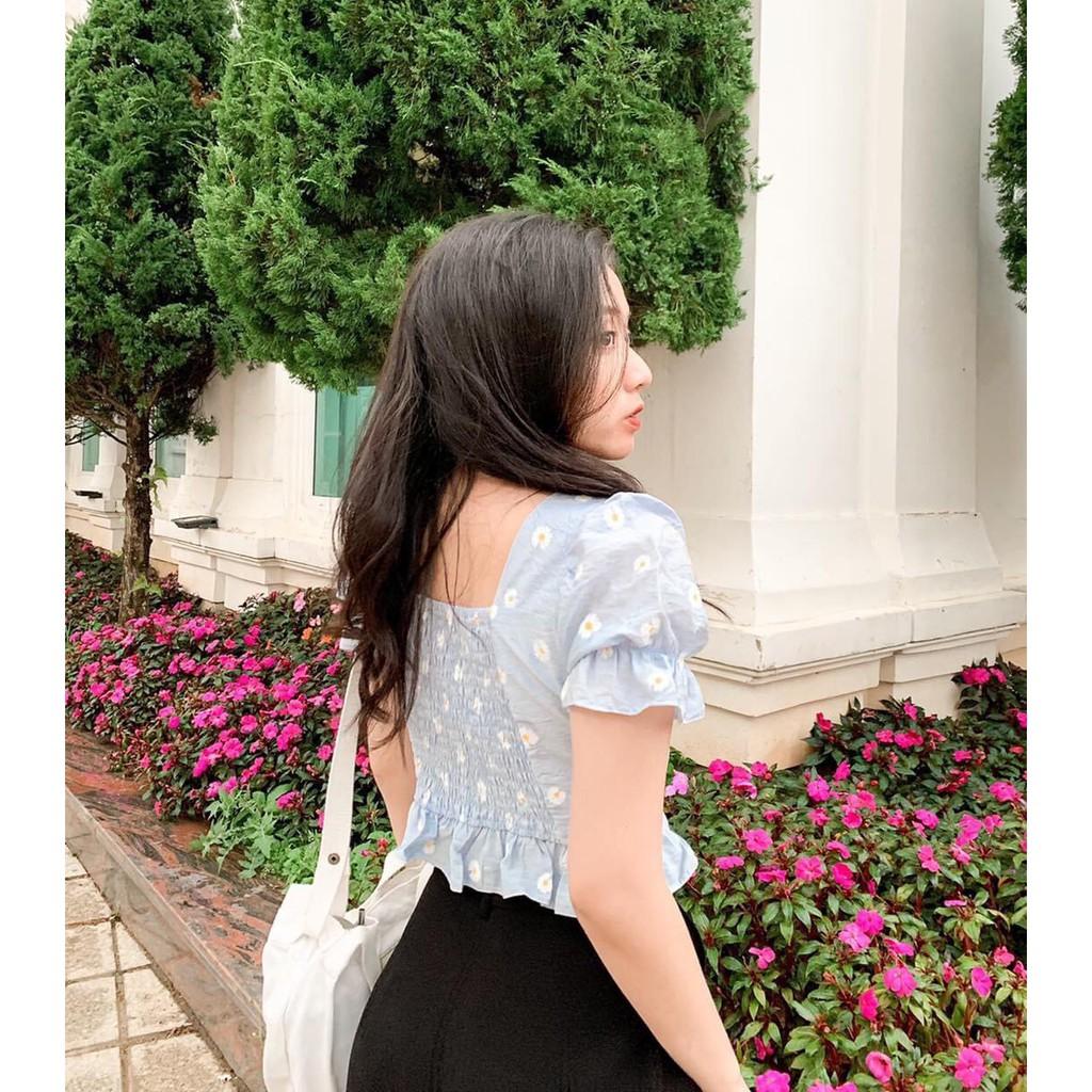 DAISY - ÁO HOA CÚC RÚT NGỰC