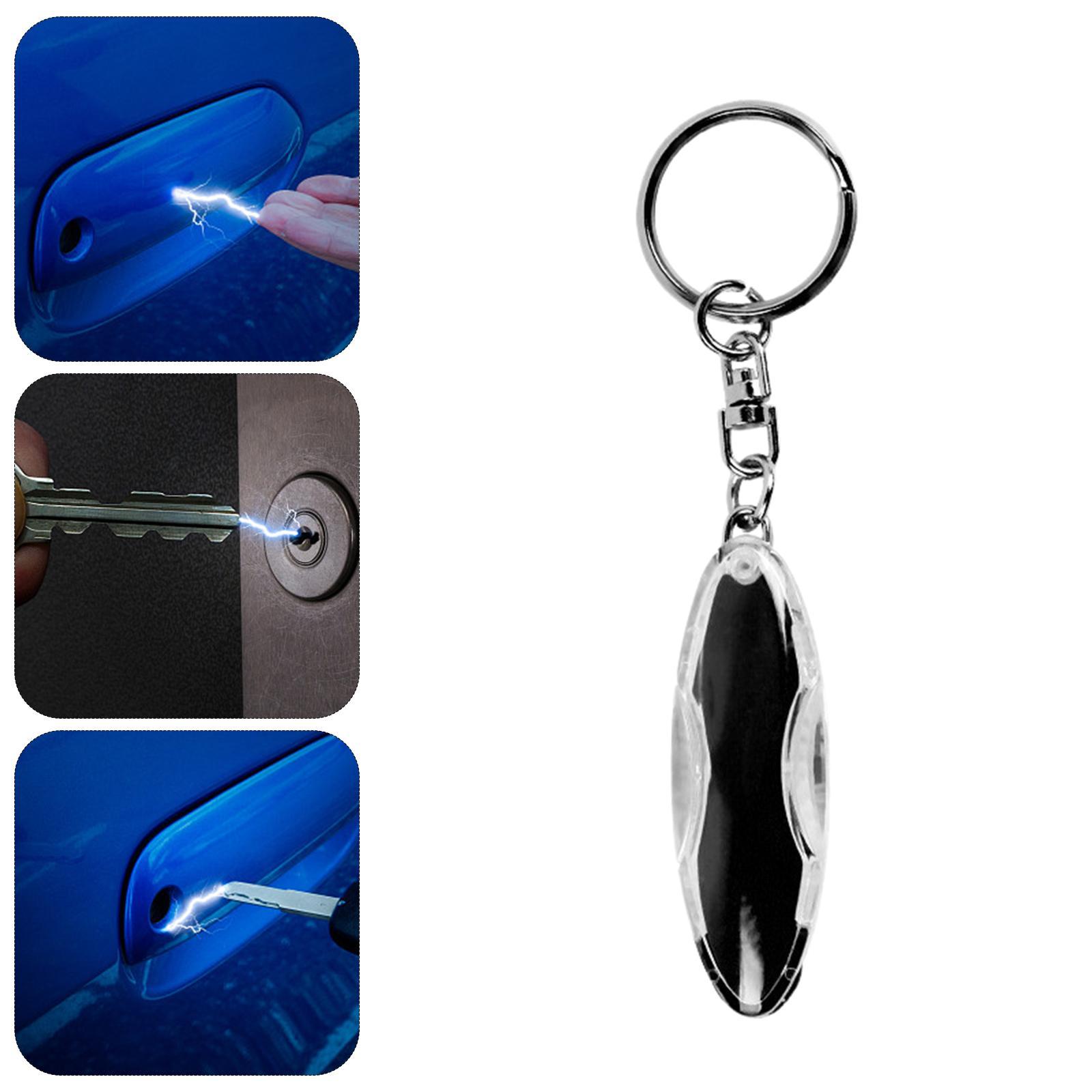 Anti Static Key Chain Human Body Car Static Releaser for Daily Use Black