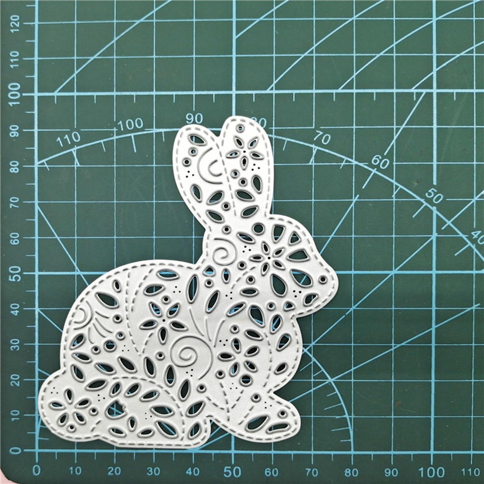 Easter Bunny Cutting Dies Metal Template for Card Making for Photo Album