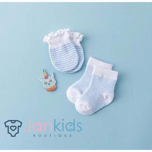 Set bao tay, bao chân len lưới cao cấp