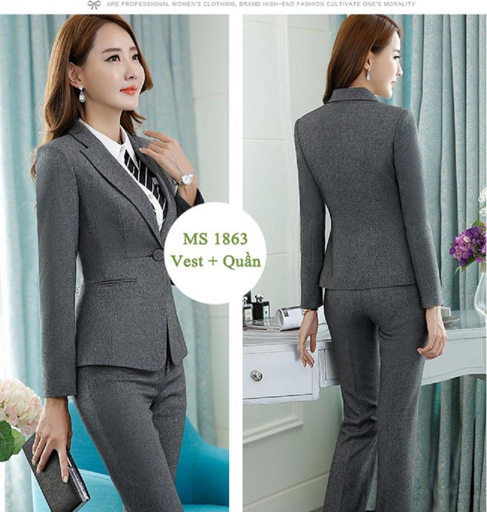 Set bộ Vest Công Sở Hàn Quốc