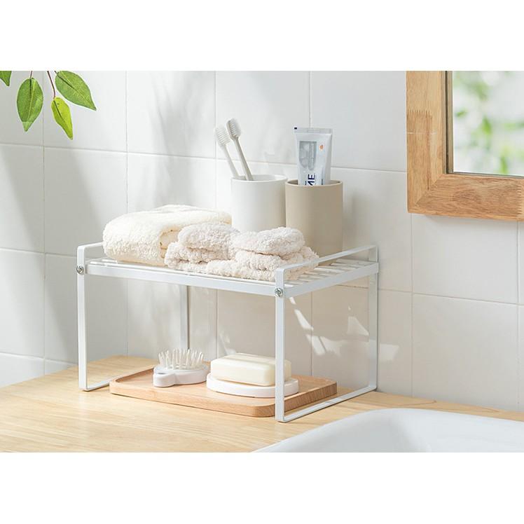 Kệ để nồi chia ngăn thu gọn nhà bếp cao cấp LARGE LAYERED SHELF JAPAN