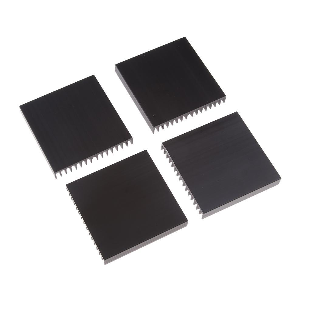 Black Cooler Aluminum Heatsink Radiator Heat Sink Chip for IC LED Power
