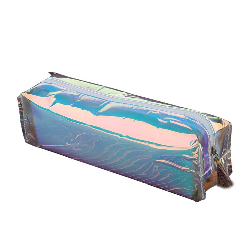 Student Pen Pencil Case Purse Cosmetic Tassels Makeup Bag