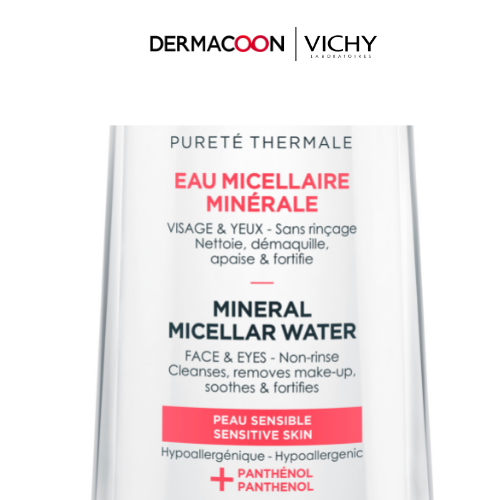 Nước tẩy trang cho da nhạy cảm Vichy Mineral Micellar Water Pureté Thermale 400ml