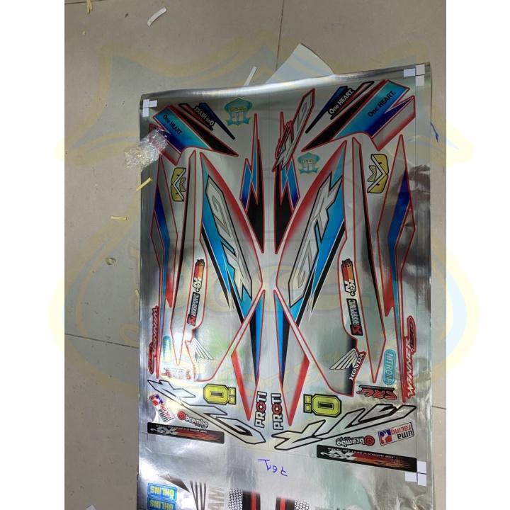 Tem rời xe winner v1 gtr đỏ Crom cao cấp