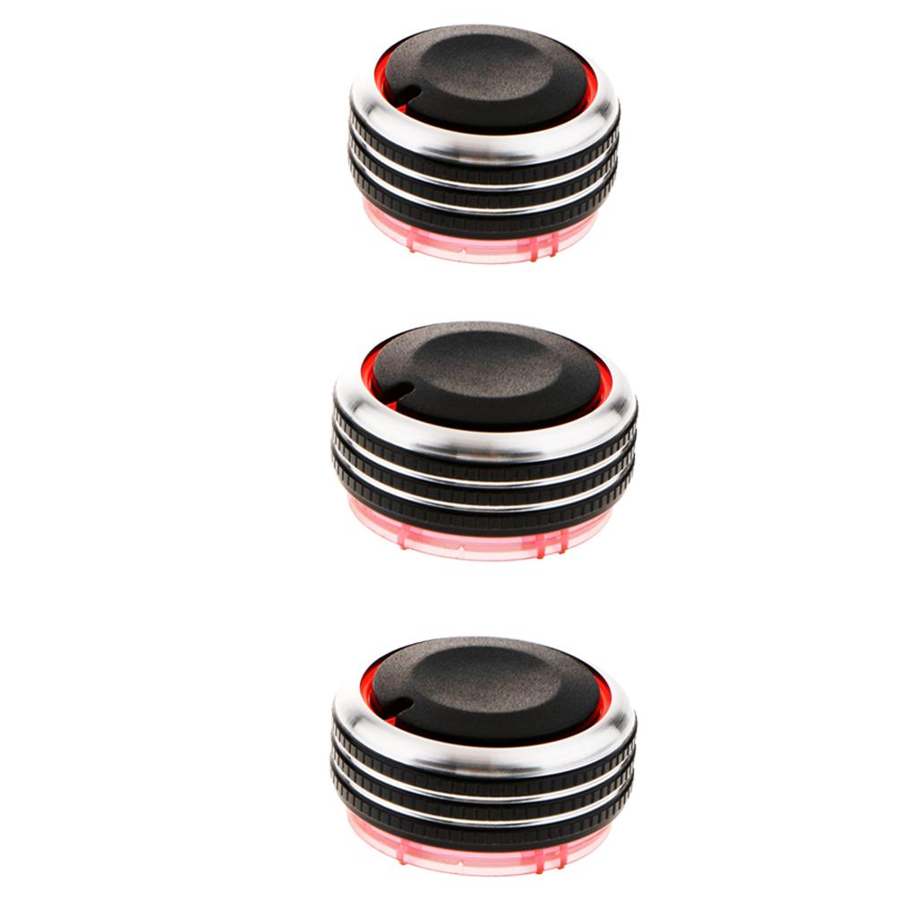 1 Set AC Panel Control Switch Knobs for 02-16 VW Volkswagen Black