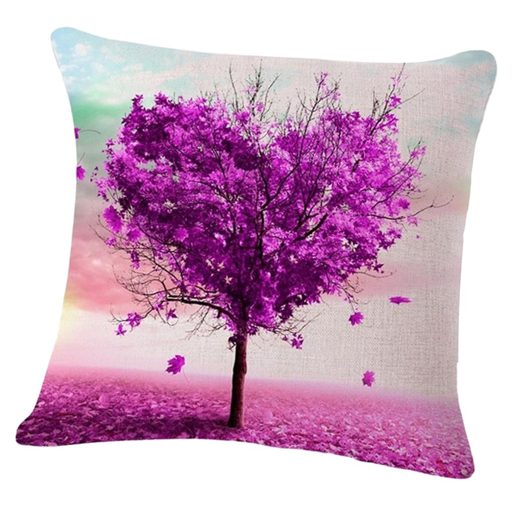 Tree Vintage Cushion Decor Pillow Case