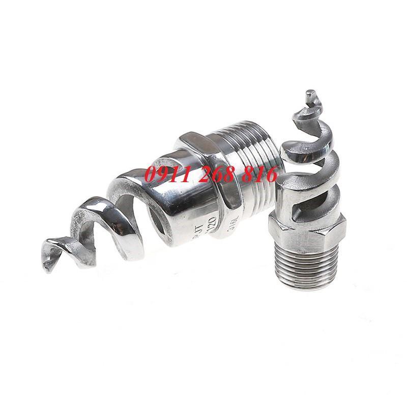 Đầu phun xòe dạng xoắn ốc phi 27mm - 34mm