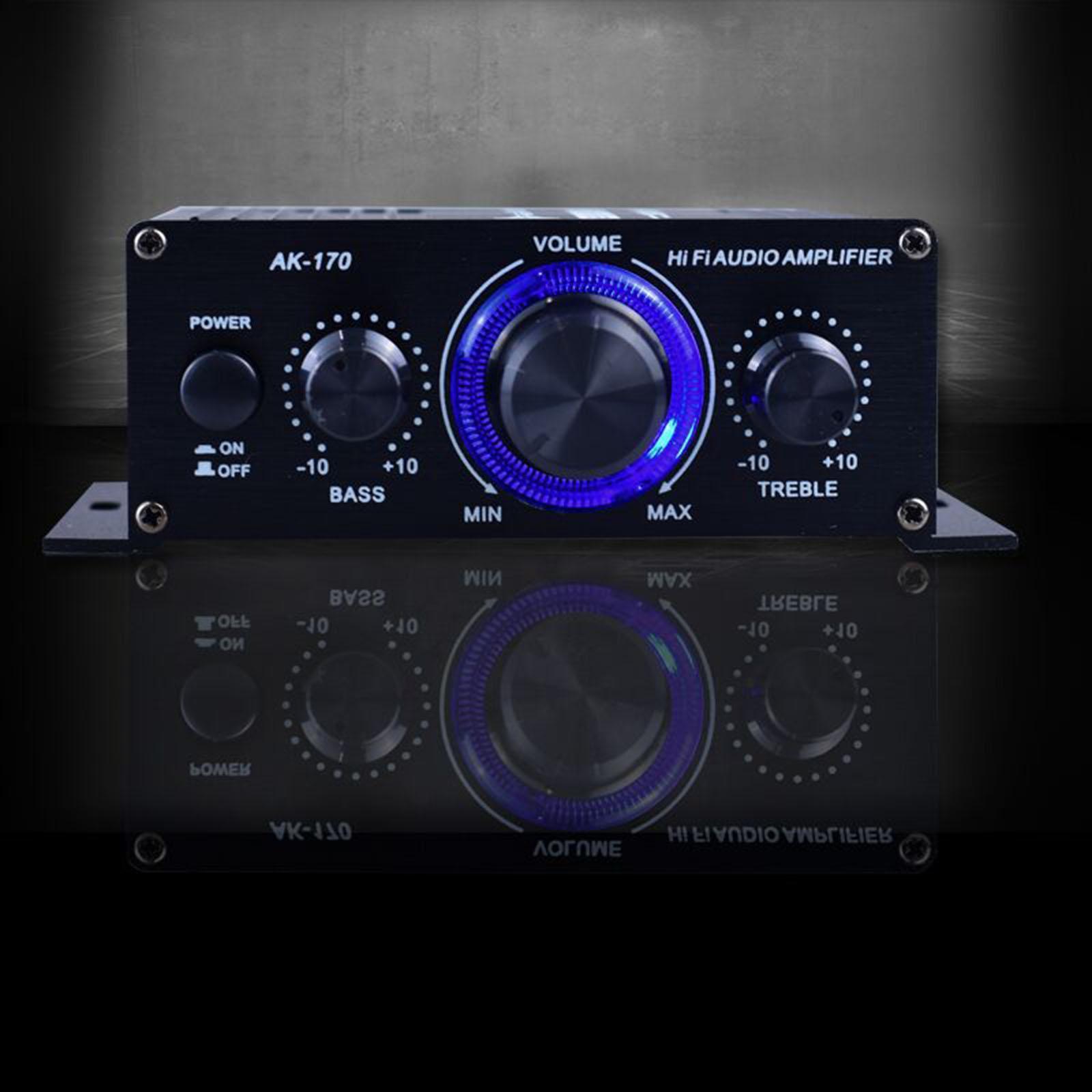 Surround Sound Mini  Sound  Amp Speaker  12V FM USB