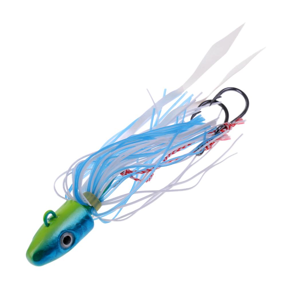 Fishing Lure Lead Head Fishing Jigging  Bass Skirt Lures