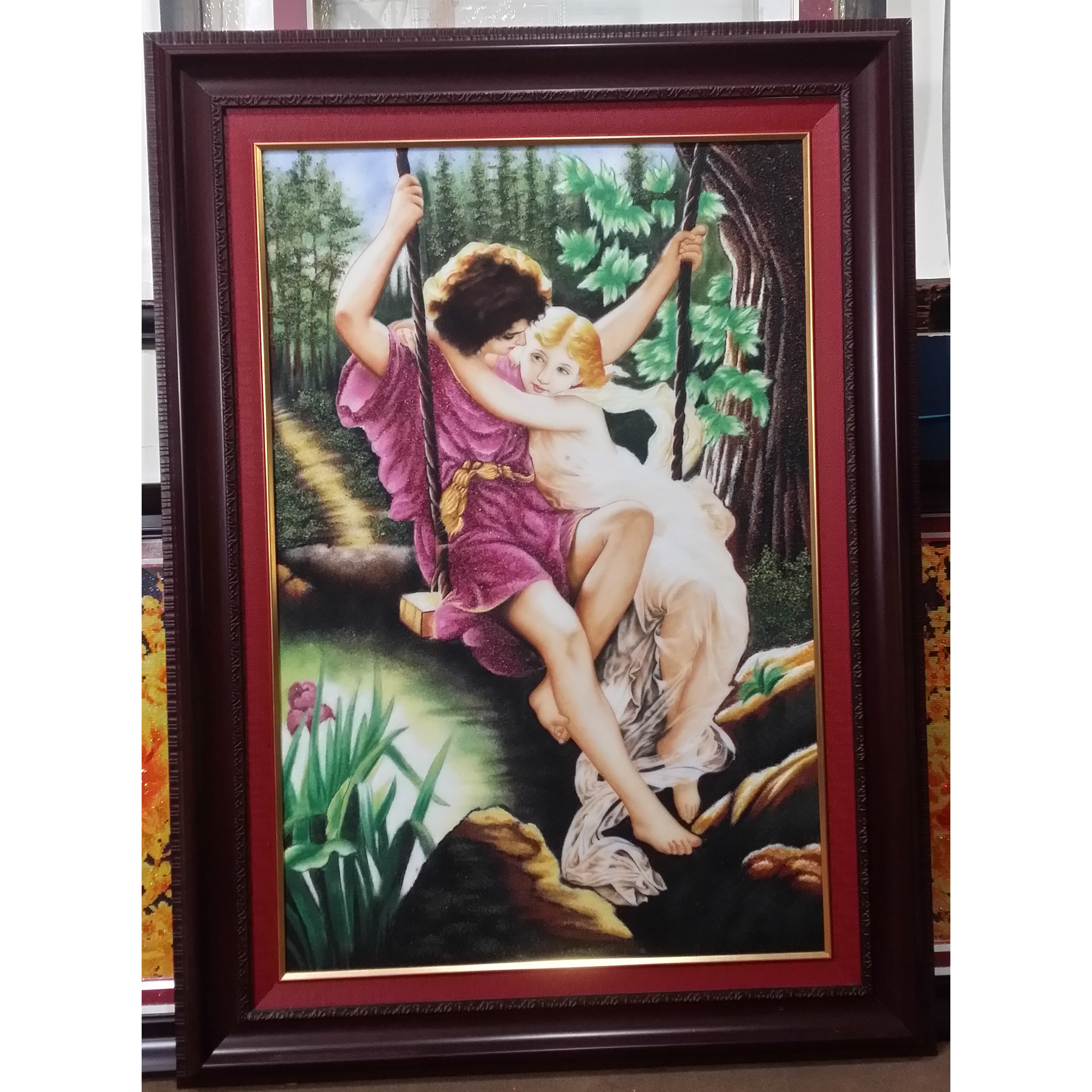 Tranh đá tự nhiên - Vườn địa đàng