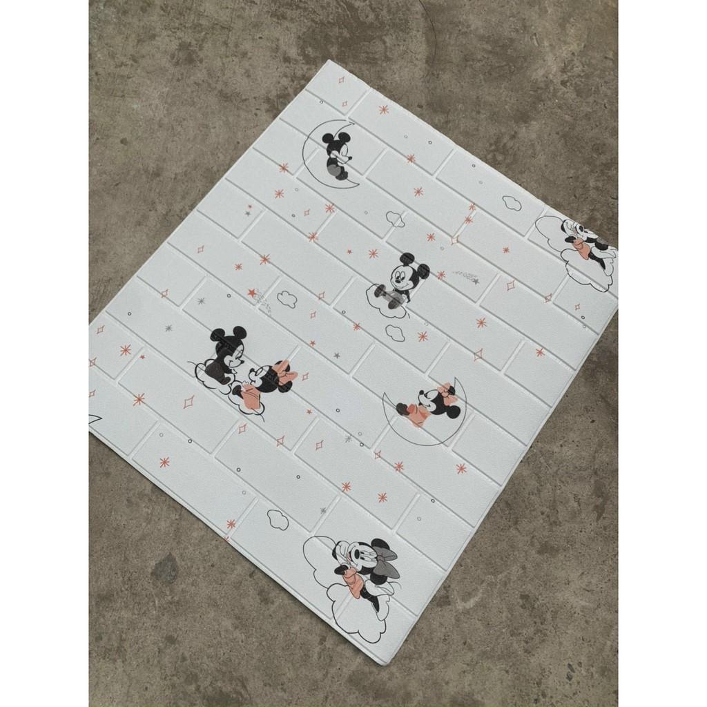 Xốp Dán Tường 3D hình thú trẻ em 70x70 combo 10 tấm