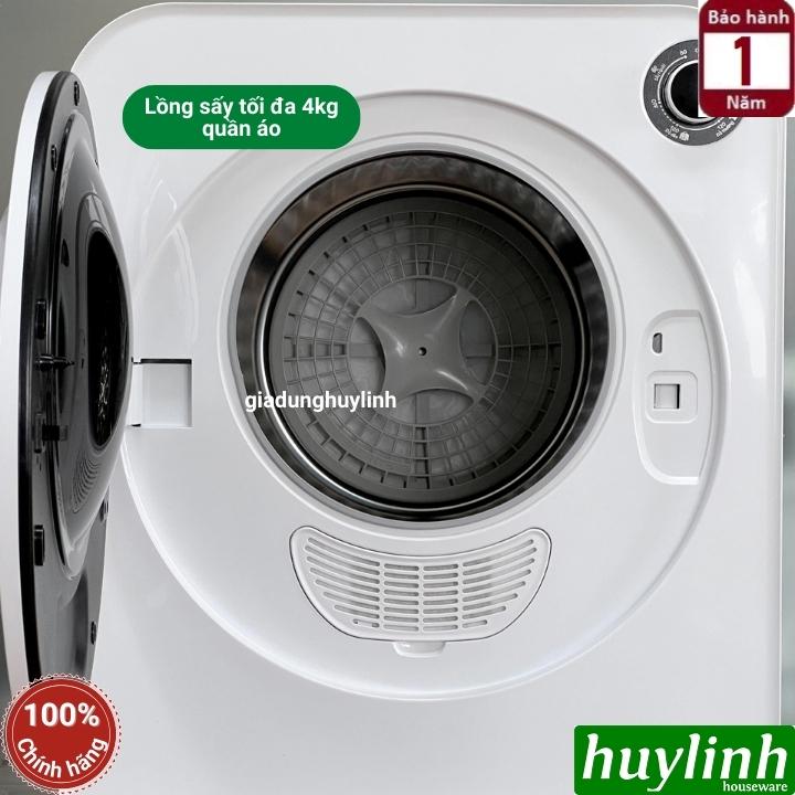 Máy sấy quần áo thông hơi 2Good GB10 - 4kg - Máy sấy mini - Hàng chính hãng