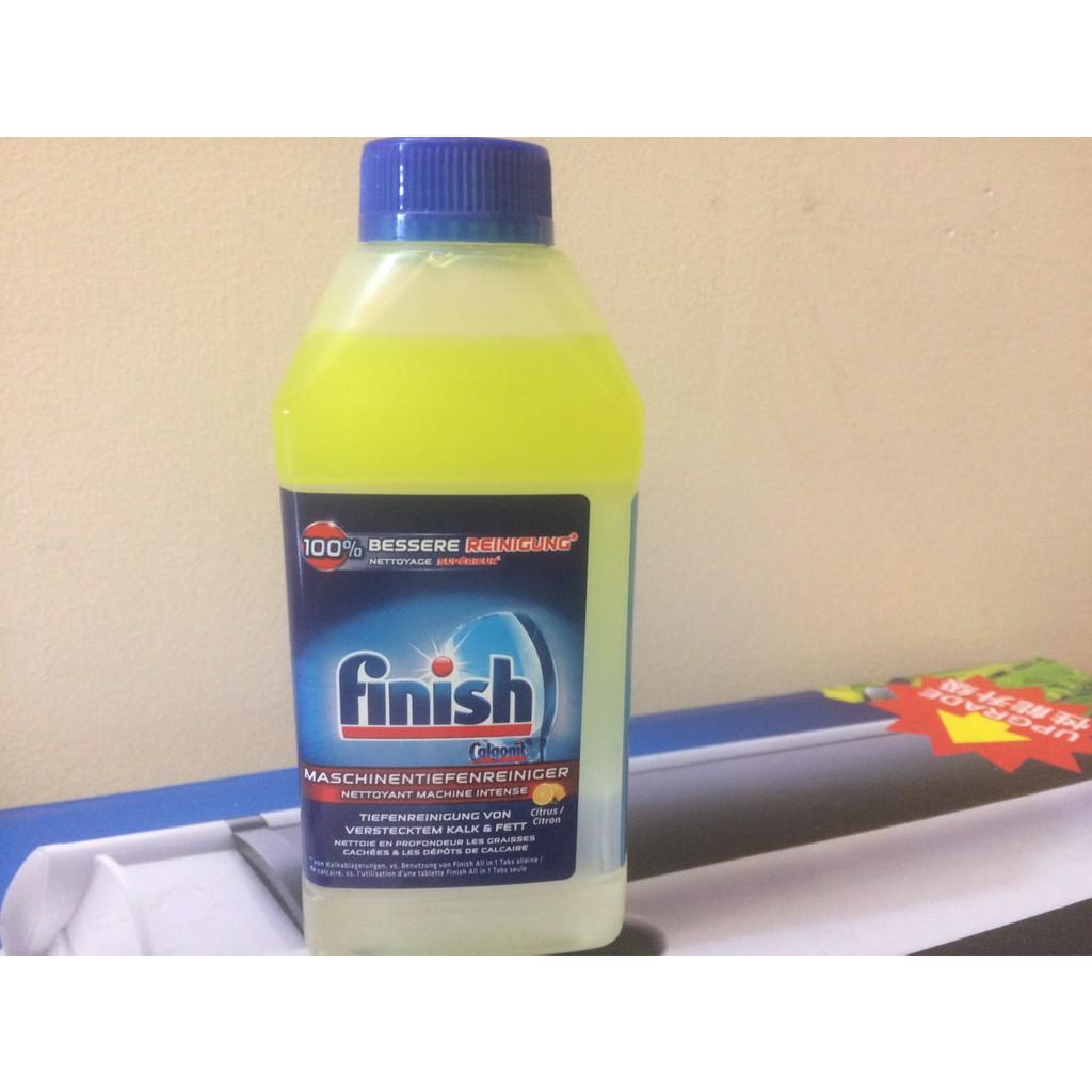 Dung dịch vệ sinh máy rửa chén bát Finish 250ml KHUYÊN DÙNG 3 THÁNG 1 LẦN