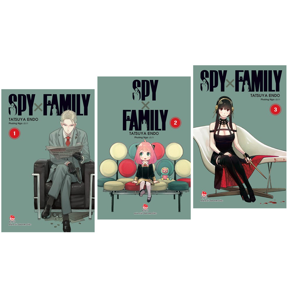 Truyện tranh - Combo 9 tập Spy x Family từ 1 - 9 - Kim Đồng