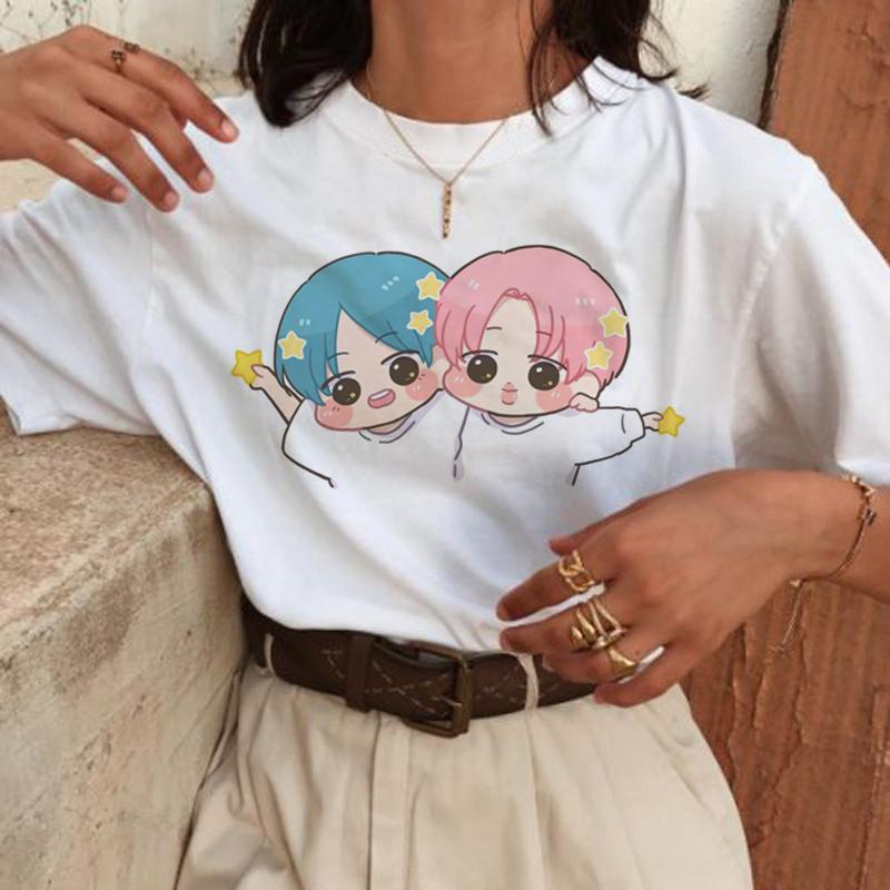 Áo thun chibi BTS - Áo phông ngắn tay Unisex Kpop Hàn Quốc