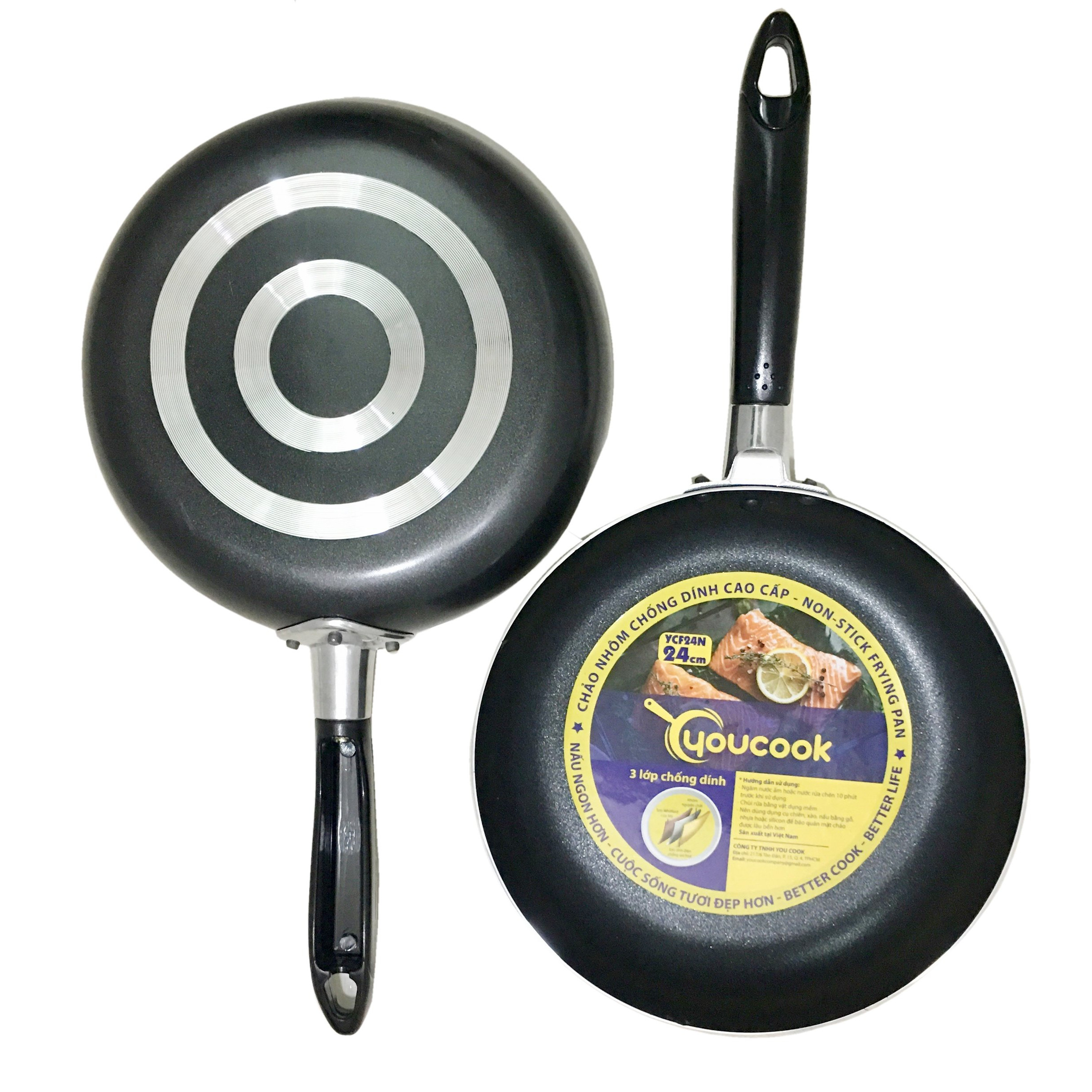 Chảo Nhôm Chống Dính You Cook 24cm