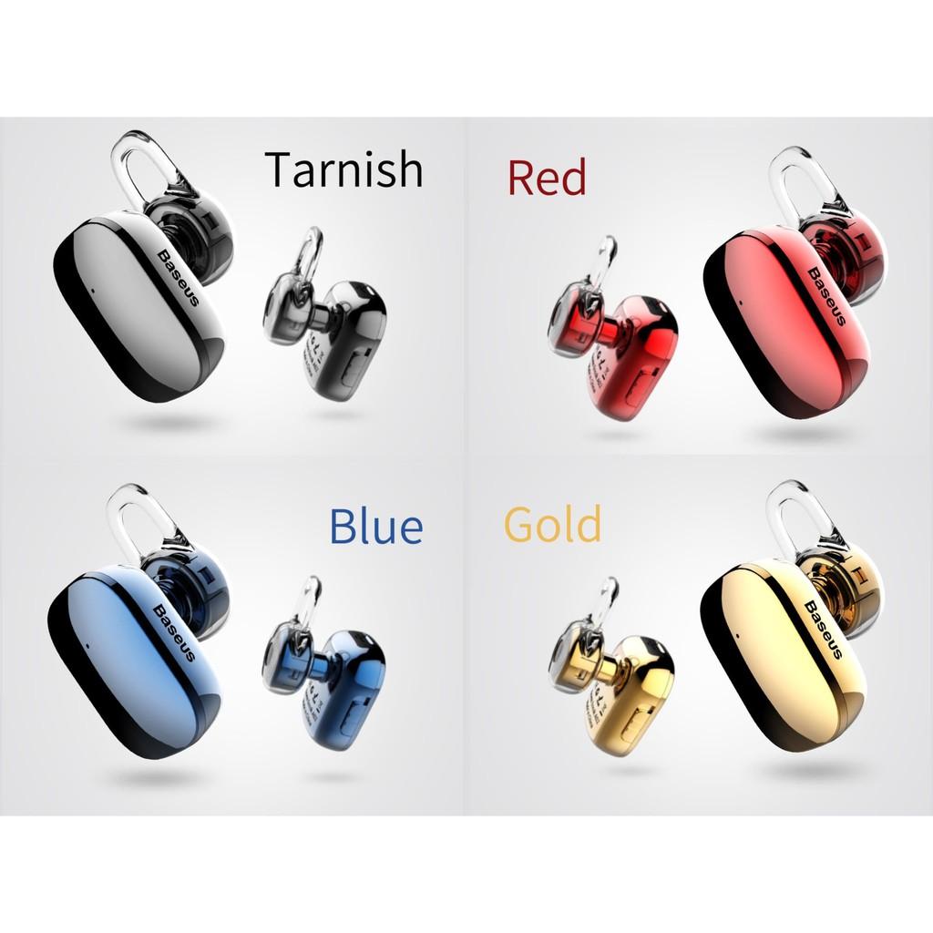 Tai nghe Bluetooth V2.1 nhỏ gọn Baseus Encok A02- màu sắc sang - Hàng Chính Hãng