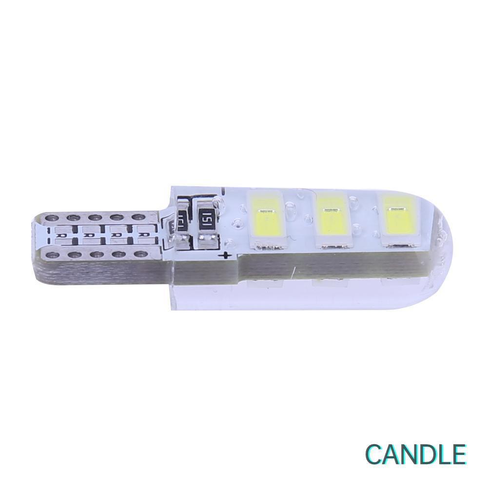Bộ 10 Đèn Led T10 5630 W5W 6msd Trang Trí Nội Thất Xe Hơi