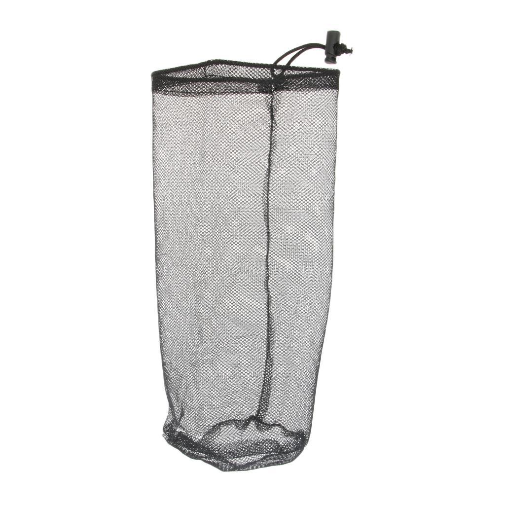 2-4pack Lightweight Mesh Stuff Sack Storage Bag Drawstring for Travel Camping