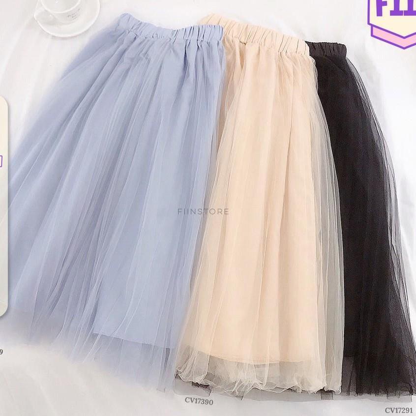 Chân Váy Lưới TuTu 3 Lớp (1lớp lót, 3 lớp lưới) - Hàng Cao Cấp - Chiều Dài 78cm