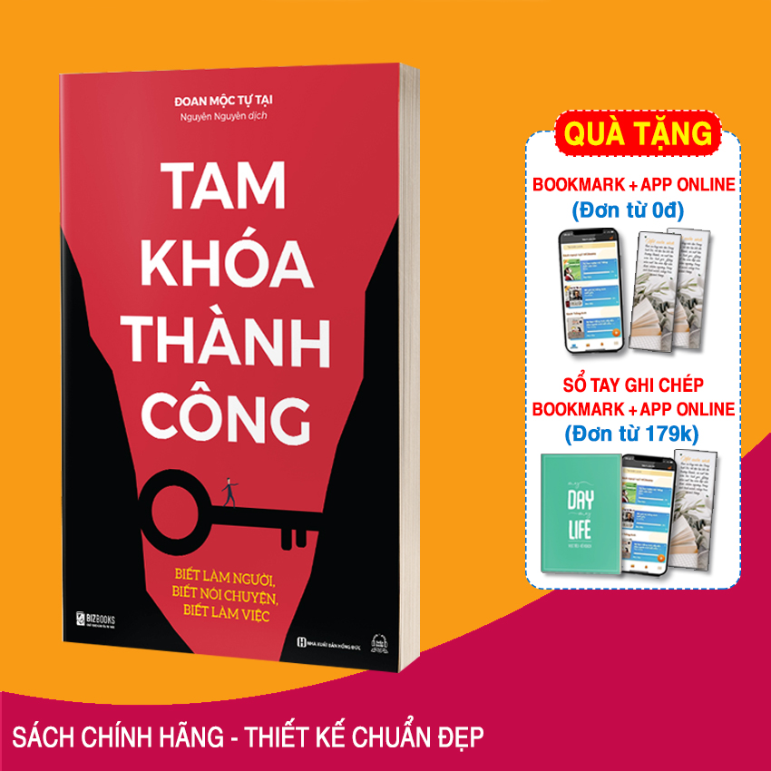 Sách Tam Khoá Thành Công - Biết Làm Người, Biết Nói Chuyện, Biết Làm Việc