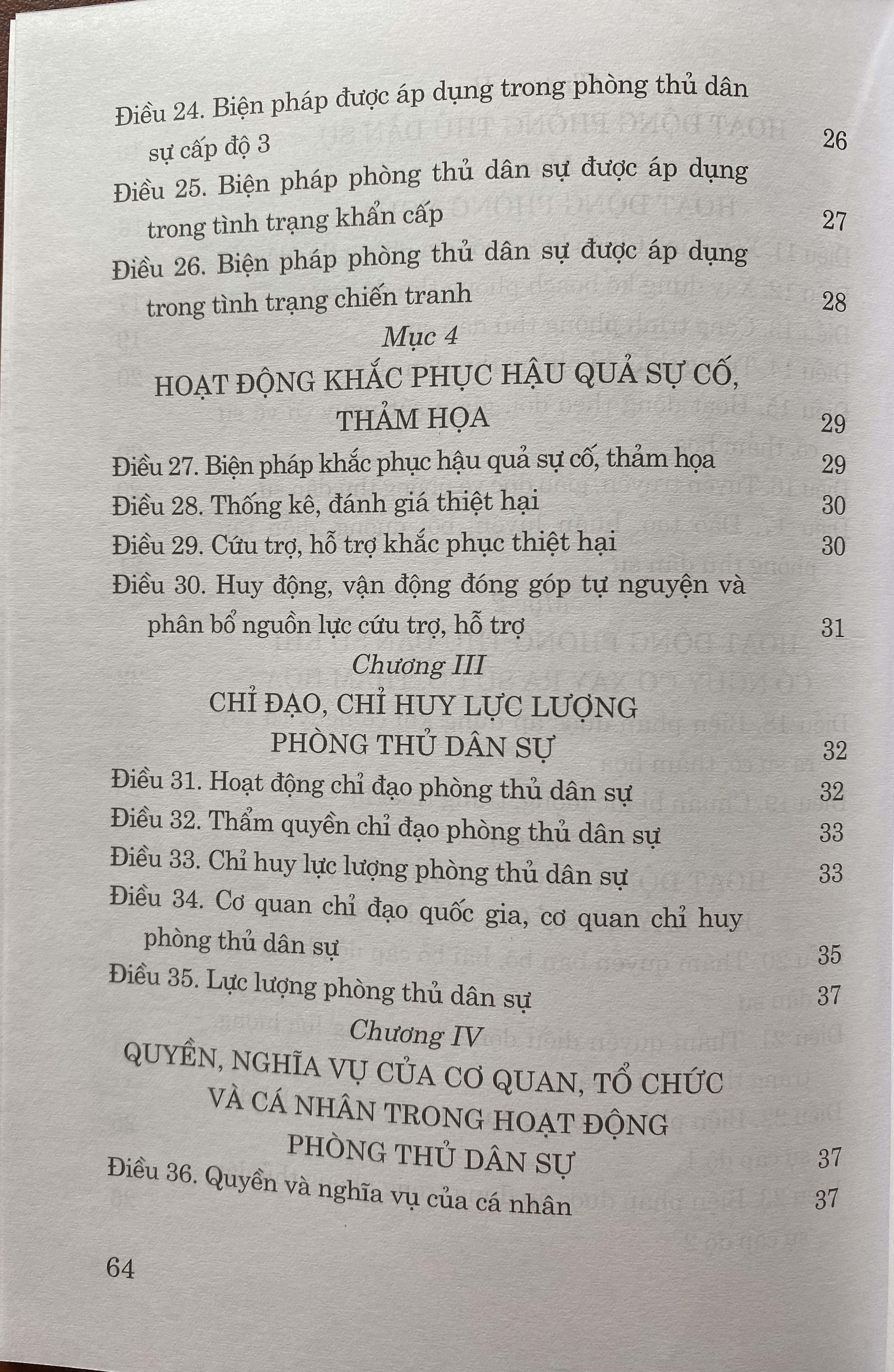 Sách - Luật Phòng Thủ Dân Sự