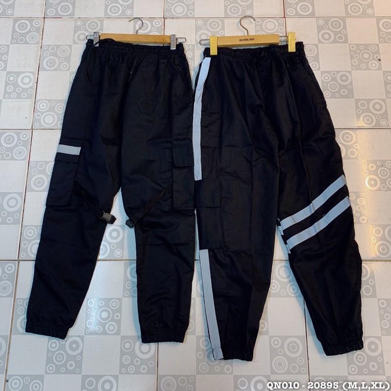 Quần Jogger Phản Quang Siêu Hot, quần jogger basic nam nữ