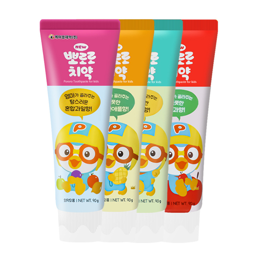 Kem đánh răng trẻ em Pororo Toothpaste For Kids Hàn Quốc 90g