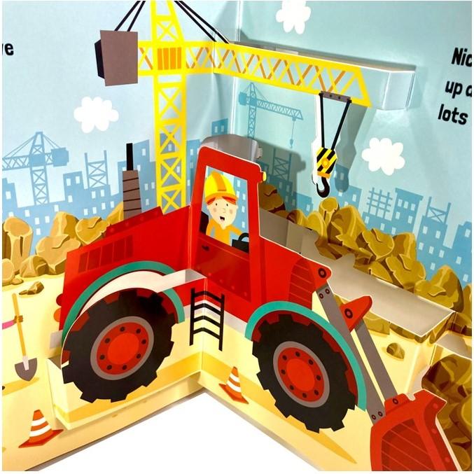 Pop Up Book - Trucks And Diggers