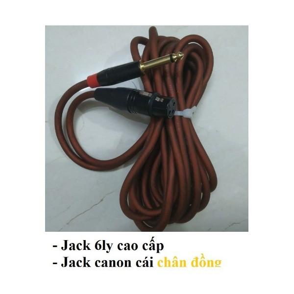 Dây mic cao cấp hát karaoke dài 4m, 5m, 6m, 7m