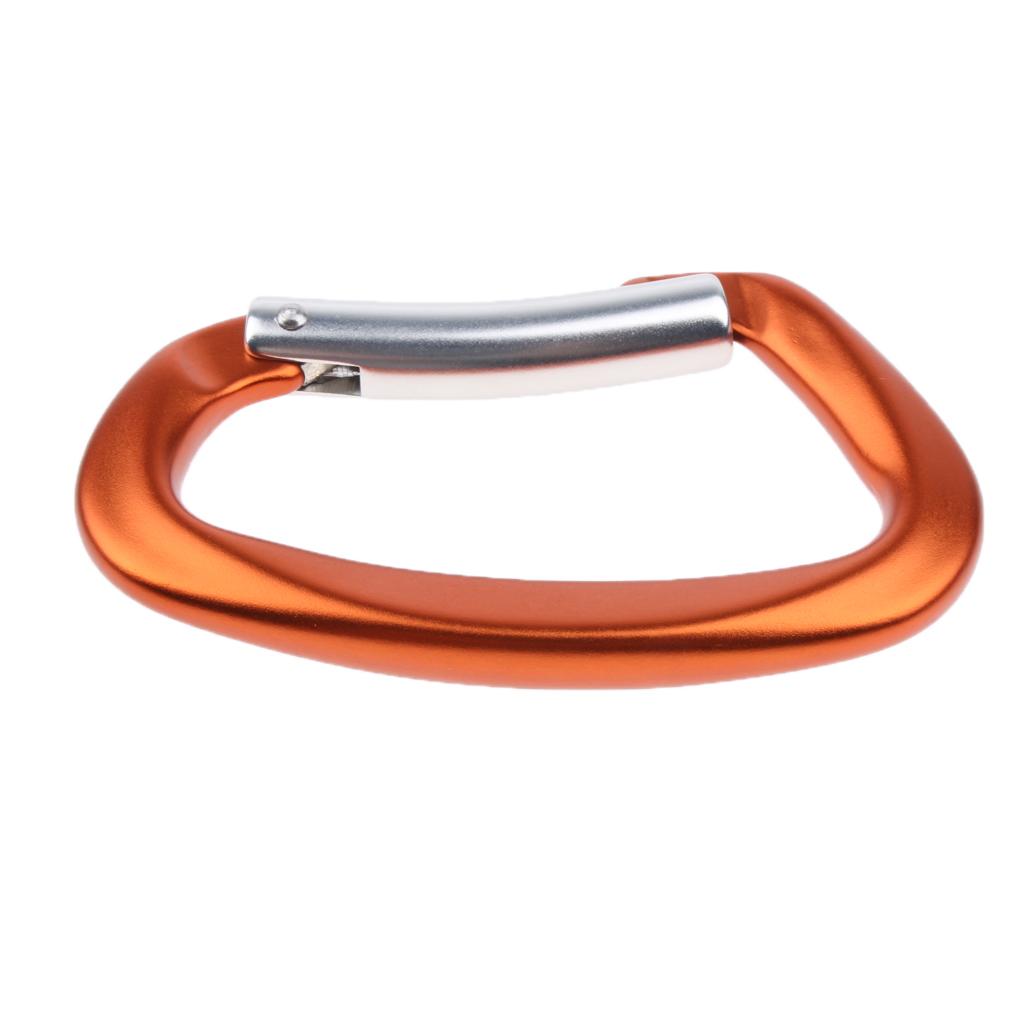 12KN Spring Clip Carabiner Key Buckle For Outdoor Climbing