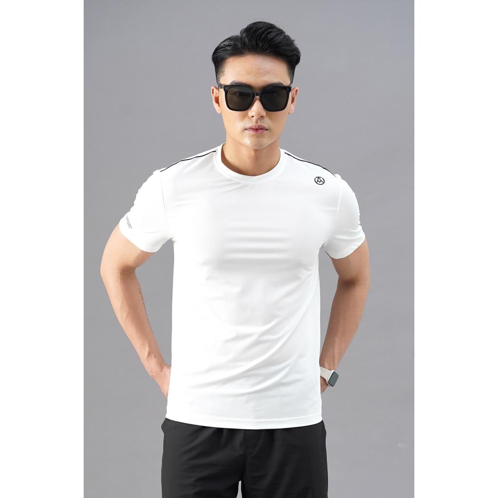 Áo Thun Thể Thao Nam AM SPORT1 TSM233 Cổ Tròn Thoáng Khí, Không Bai Xù, Nhanh Khô, Co Giãn Tốt