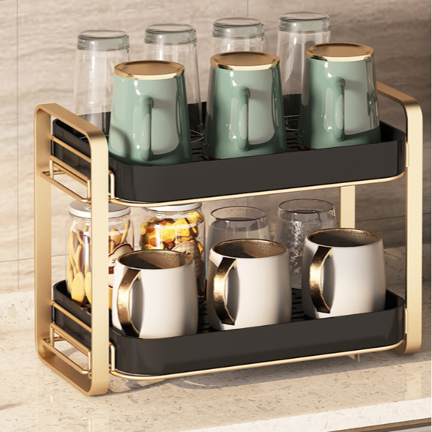 Kệ Đựng Ly Tách G&B Decor 2 Tầng