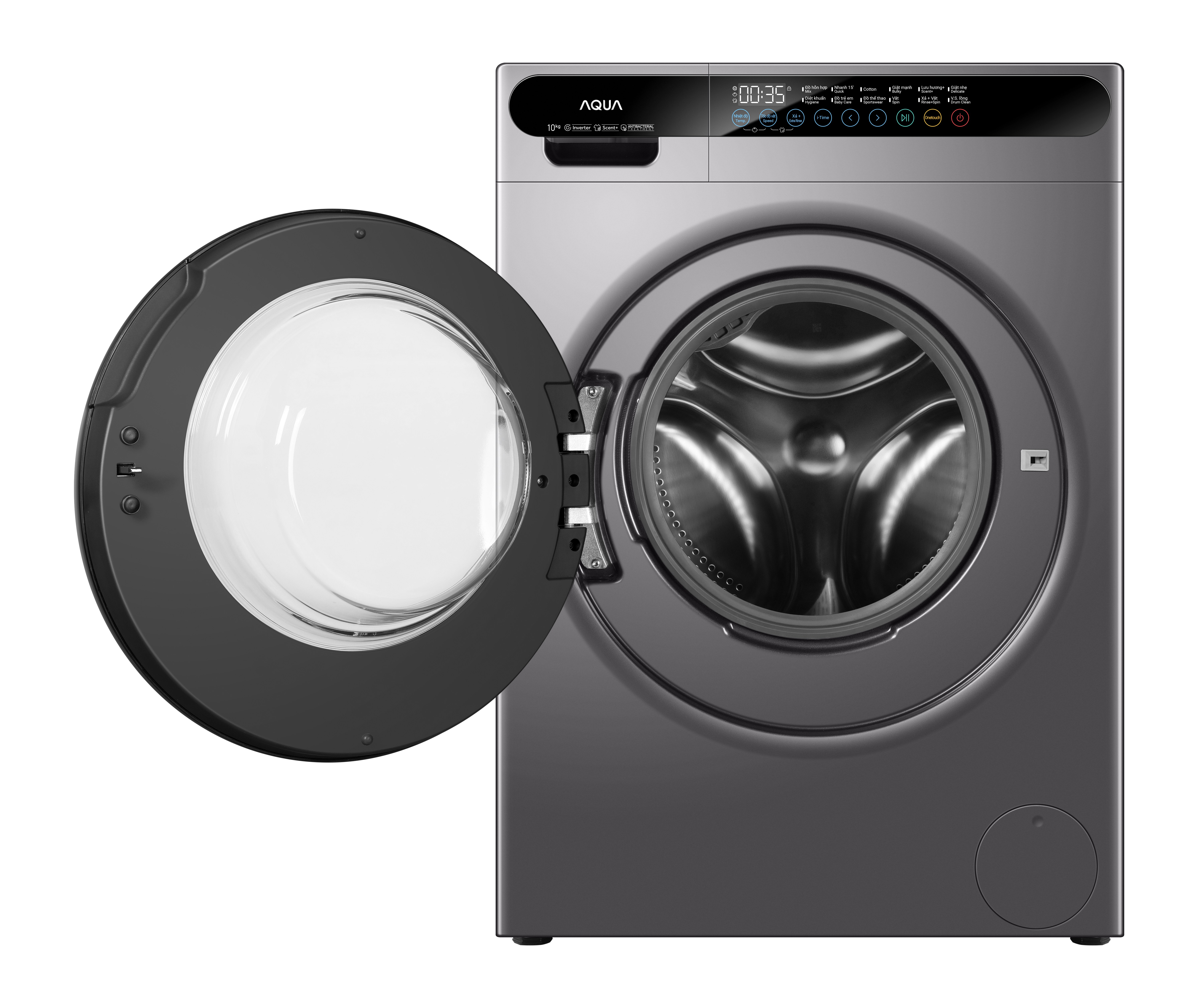 [SẮP RA MẮT 2026] Máy giặt cửa trước AQUA Inverter 8kg AW8-BP0533L(S8) - Bảo hành 2 năm - Freeship toàn quốc - Hàng chính hãng