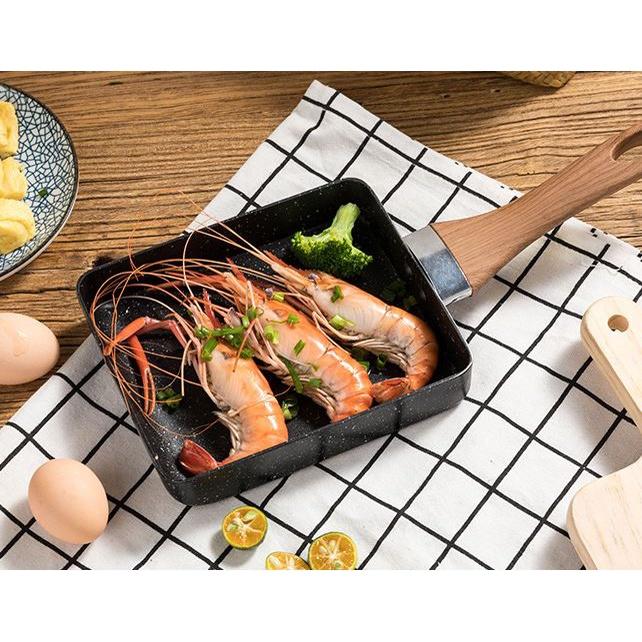 Chảo Chiên Trứng Chống Dính Tiện Dụng - Màu Hồng - Cực Dễ Thương