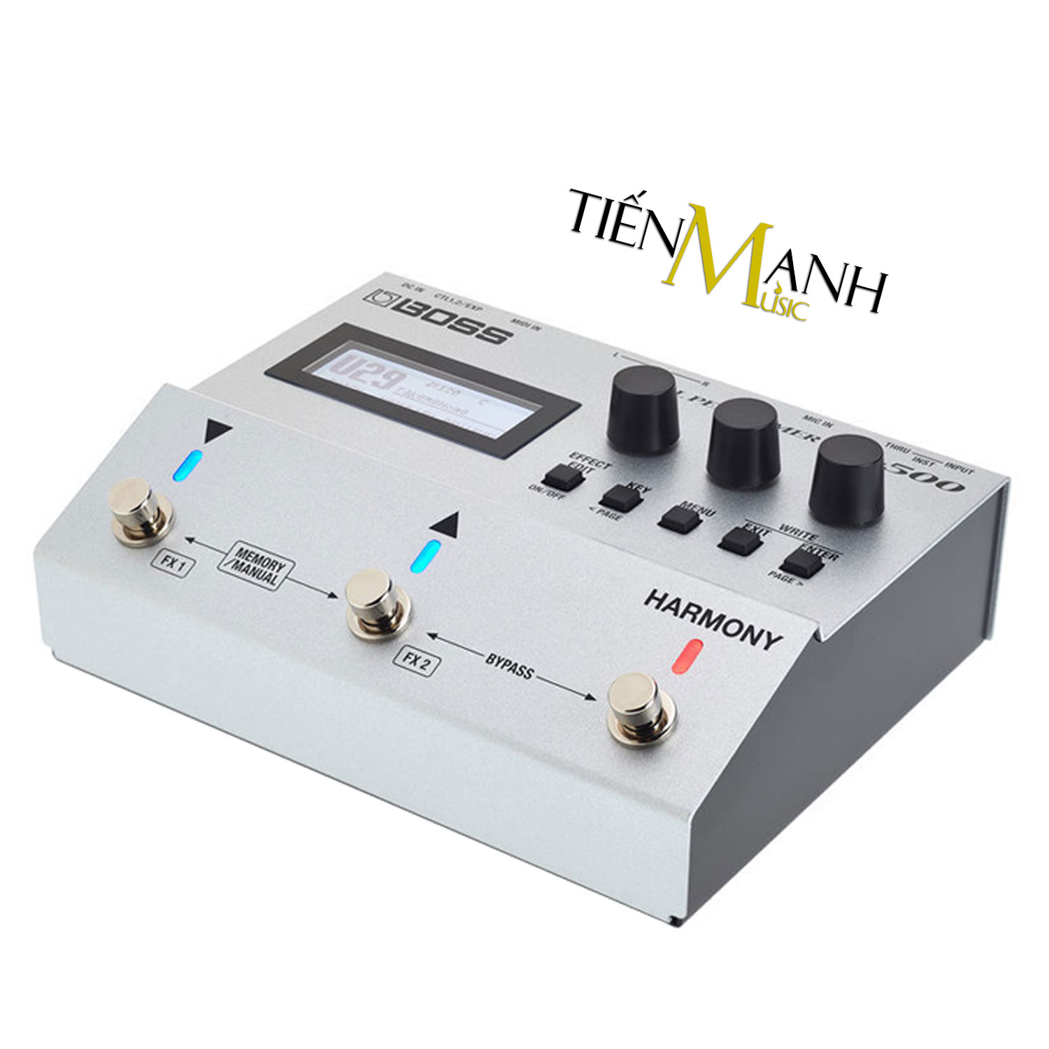 Boss VE-500 Vocal Performer Stompbox Tạo tiếng Bè, Vang vọng và chỉnh Tone, Giọng cho Ca sỹ - Bàn đạp Phơ Guitar Reverb and Delay Effects Processor VE500 Hàng Chính Hãng - Kèm Móng Gẩy DreamMaker