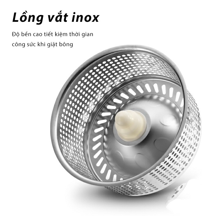 Chổi lau nhà xoay 360 độ có chân đạp kèm thùng vắt