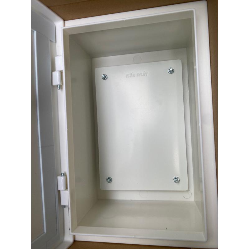 Tủ điện nhựa ABS ngoài trời – tủ điện lắp nổi Tiến Phát nhiều kích thước 400x300mm