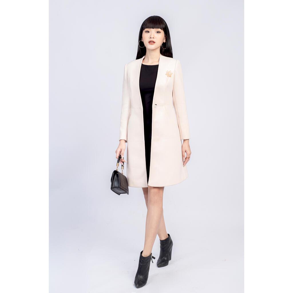Măng tô dạ, túi chéo MMOutfit M-MT070721008