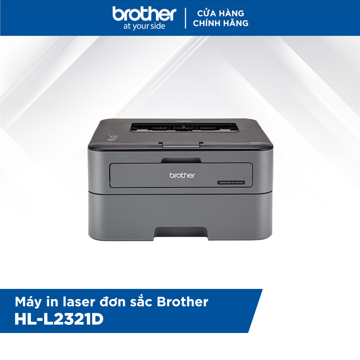 [Hàng chính hãng] Combo Máy in laser đơn sắc Brother HL-L2321D và Mực in laser trắng đen Brother TN-2385