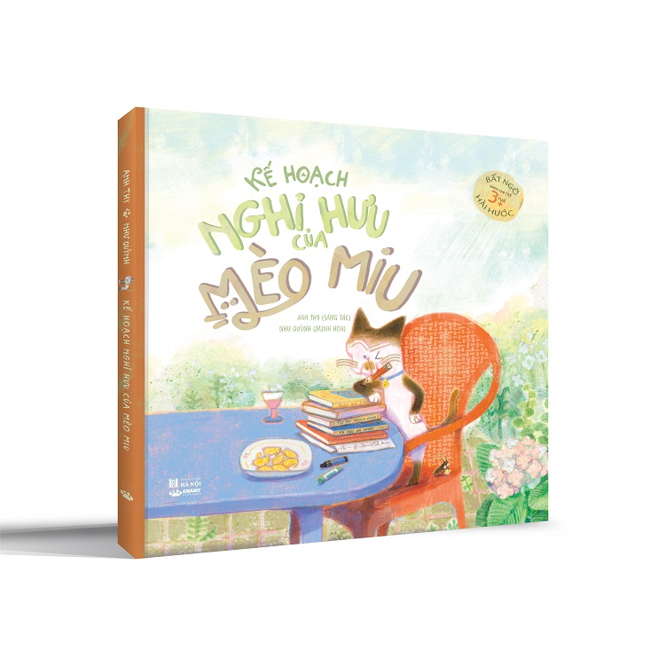 Sách thiếu nhi - Kế hoạch nghỉ hưu của Mèo Miu - Crabit Kidbooks - dành cho trẻ từ 3 tuổi