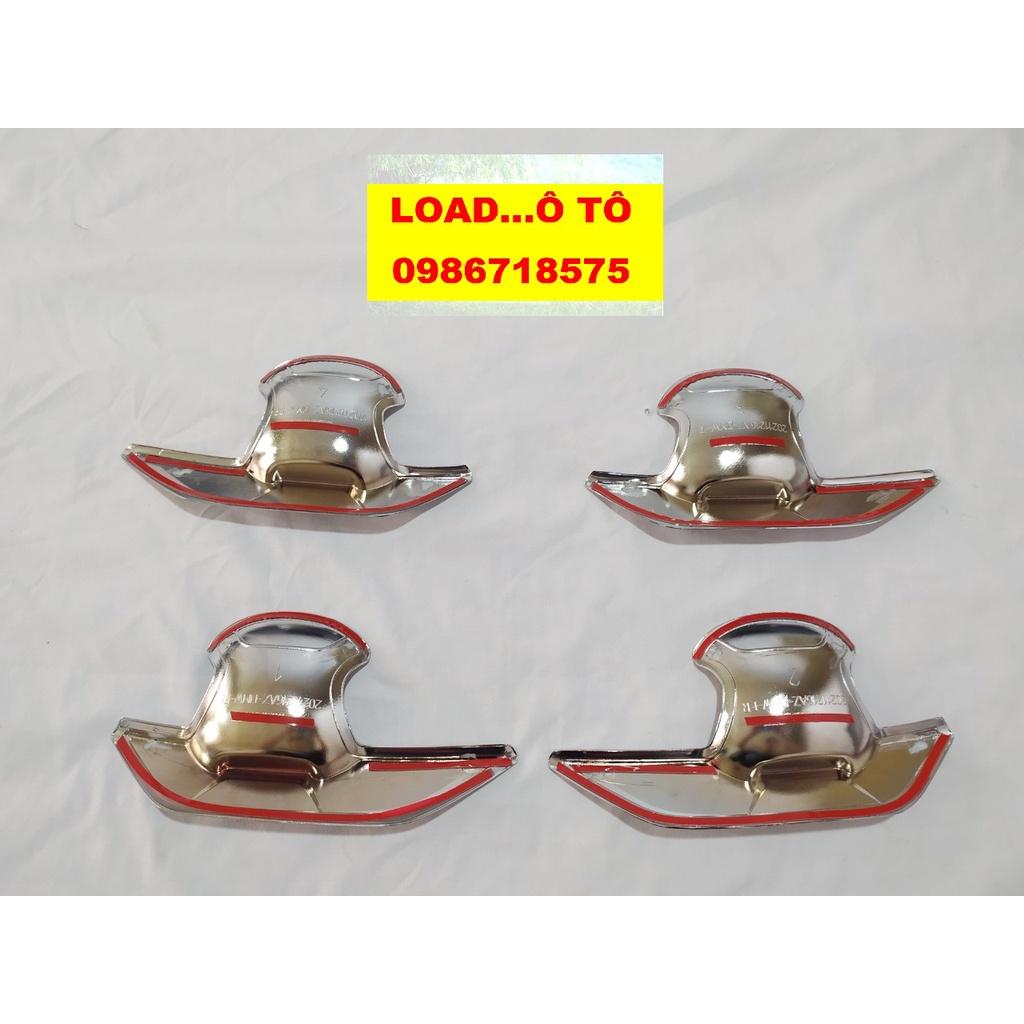 Ốp Hõm Cửa Xe Toyota AVANZA 2022-23 Mẫu Nhựa ABS Mạ Crom Sáng Bóng