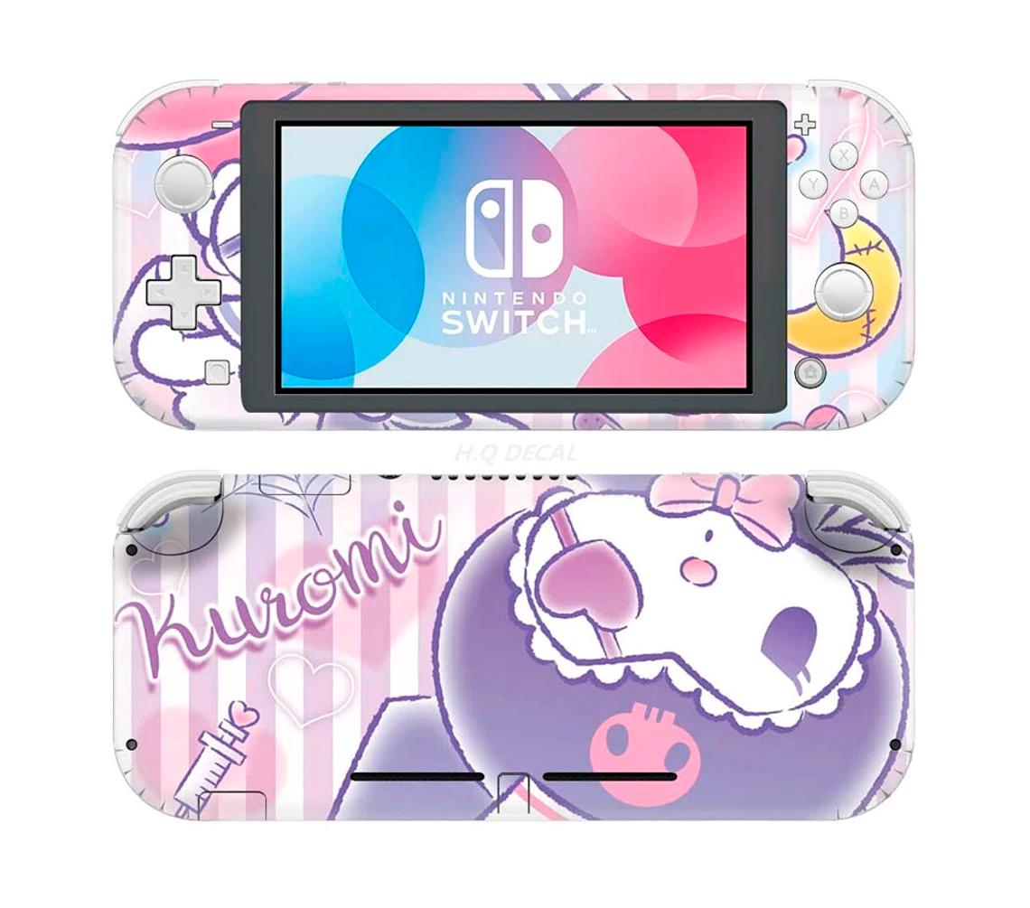 Skin decal dán Nintendo Switch Lite mẫu Kurromi (dễ dán, đã cắt sẵn)