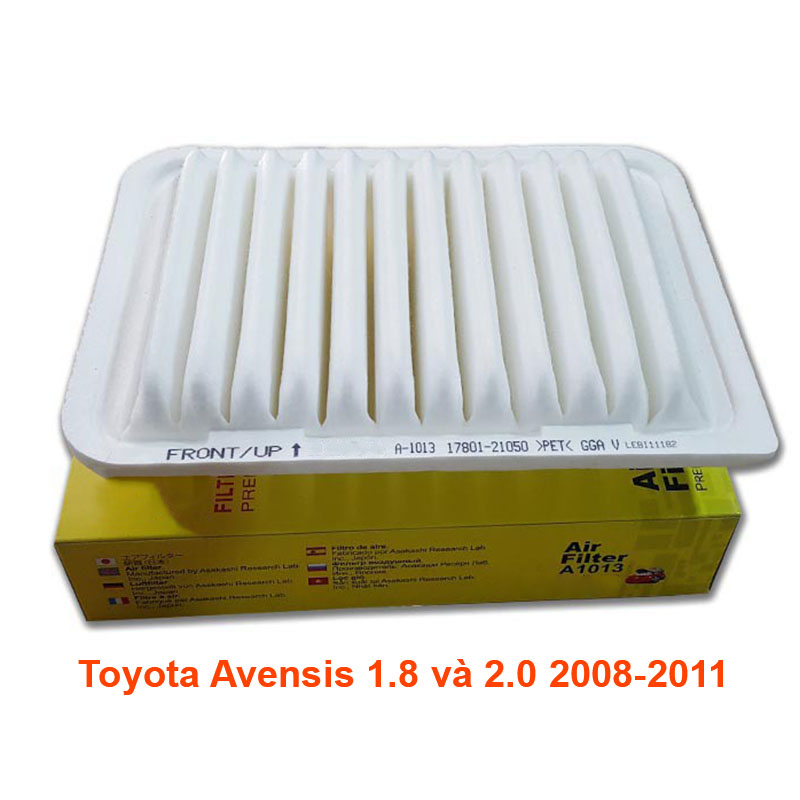 Lọc gió động cơ cho xe Toyota Avensis 1.8 và 2.0 2008, 2009, 2010, 2011 17801-0D060 mã A1013-1