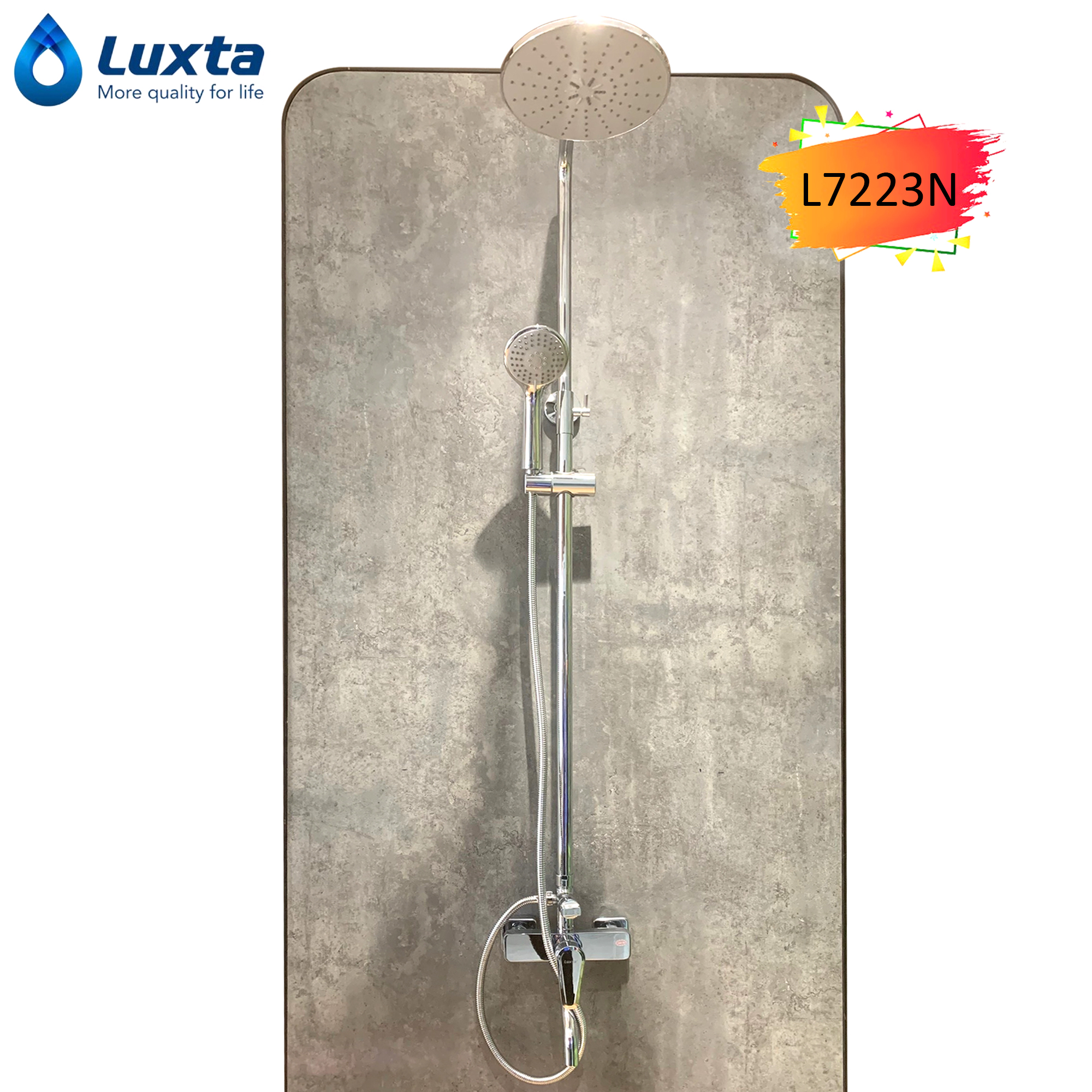 Sen Cây Tắm Đứng Nóng Lạnh Cao Cấp Luxta - Hàng chính hãng Luxta nhiều mẫu, chất liệu đồng thau mạ Crome