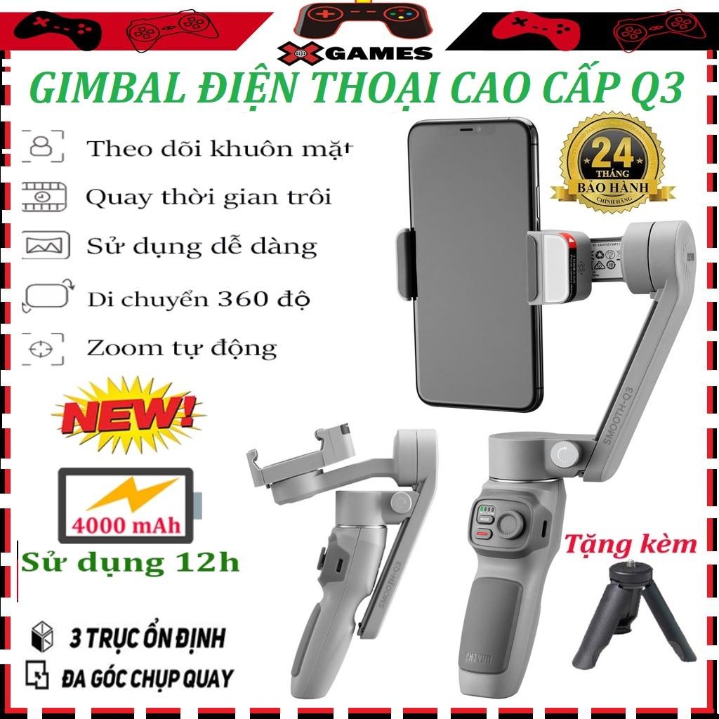 Gimbal Zhiyun Smooth Q3 - Tay cầm chống rung Zhiyun Q3 trang bị đèn LED F6 / S5B / H4 / L08 / L09