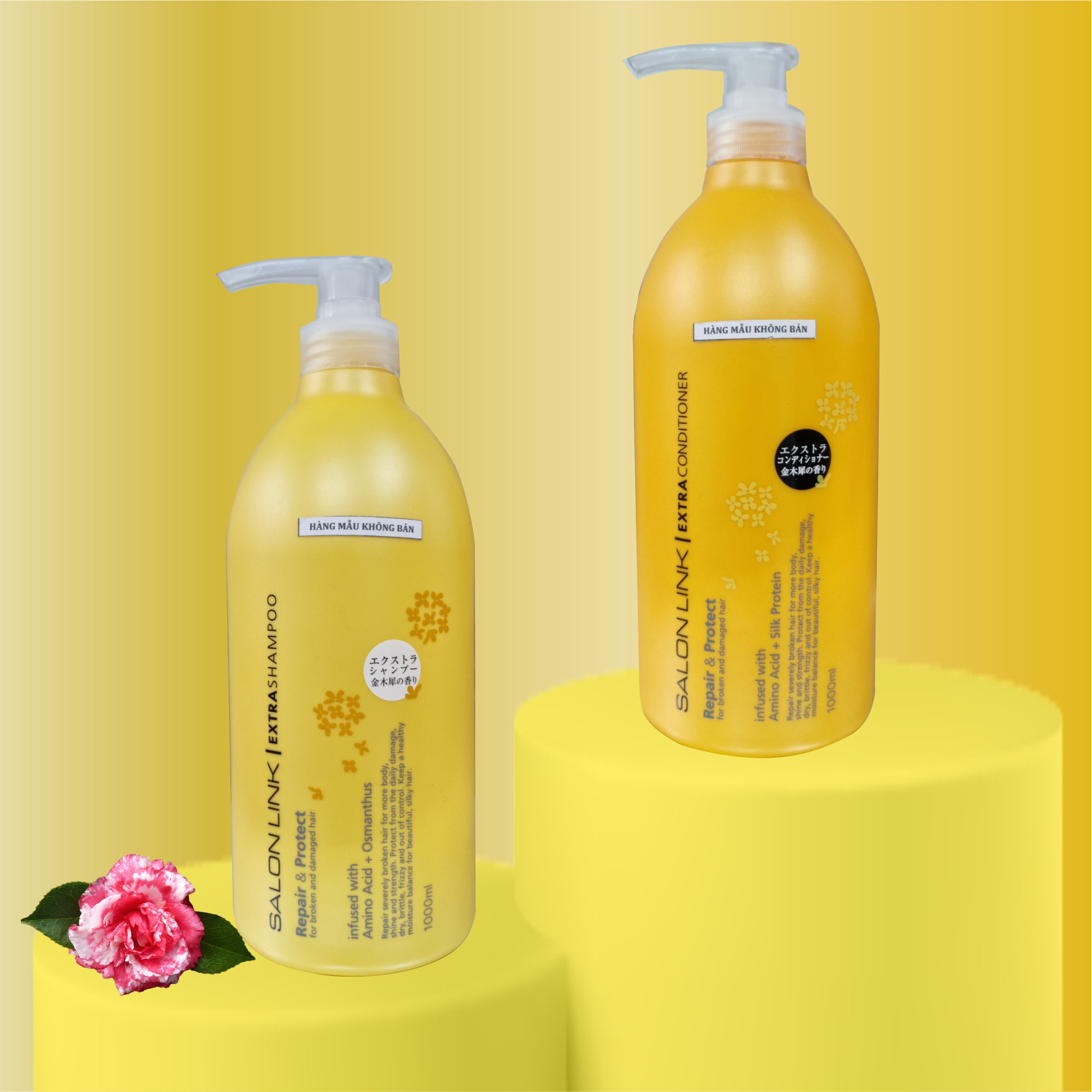 Dầu Gội Đầu Phục Hồi Tóc Khô Xơ,Chẻ Ngọn Salon Link Extra Shampoo (1000mL)