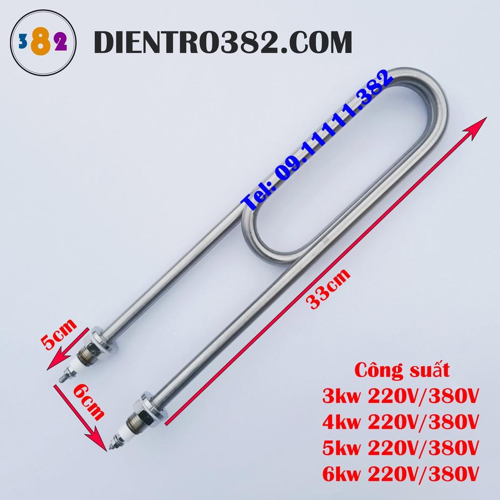 May so nhiệt u kép dài 40cm, may so cho tủ cơm công nghiệp chất liệu inox 304